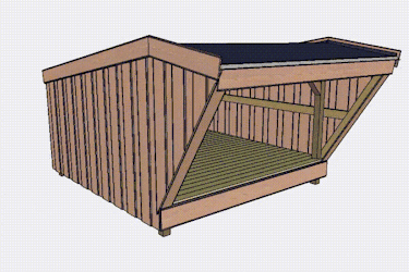 3D-model: Shelter byg selv 3D-model: Shelter byg selv